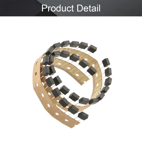 Miniatura 4 de Fielect 30 unids DIP montado en miniatura cuadrado lento golpe micro fusible instrumento eléctrico fusible 2.5A 250V negro