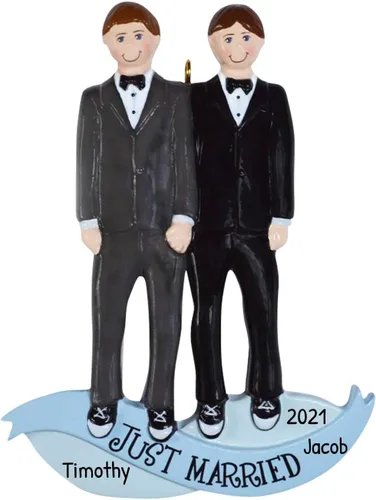 Miniatura 12 de Elves - Adornos de arcoíris personalizados 2025 – Decoración del orgullo LGBTQ arco iris, adornos de recuerdo, corazón de Navidad para el orgullo
