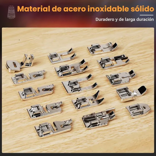 Miniatura 3 de Juego de 42 prensatelas para máquina de coser, para hermano, babylock, cantante, Janome, Elna, Toyota, New Home, Simplicity, Necchi, Kenmore