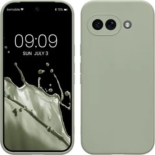 Miniatura 31 de kwmobile Funda compatible con Google Pixel 9 Pro - Funda protectora delgada de TPU para teléfono - Acabado mate suave - Negro mate