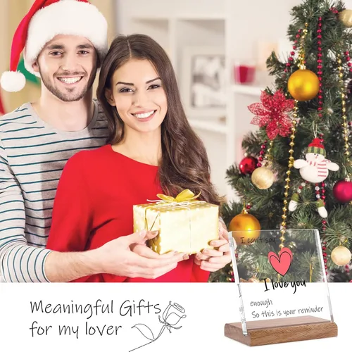 Miniatura 7 de FreeJac Regalos para él y ella, regalos para el día de San Valentín para novia, esposa, Navidad, cumpleaños, boda, aniversario, recuerdo, placa