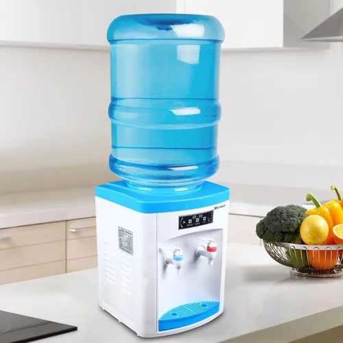 Miniatura 8 de Dispensador de agua fría y caliente para botella de 5 galones, máquina eléctrica de agua potable para encimera de carga superior, dispensador
