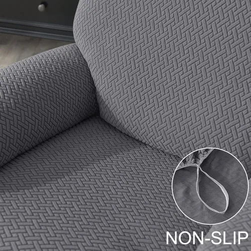 Miniatura 6 de IMYOGI Fundas de sofá de alta elasticidad para sofá reclinable, funda elástica para sofá individual, 1 pieza, protector de muebles, funda de tela