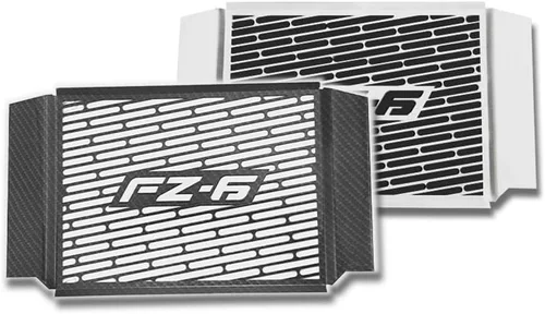 Miniatura 5 de Rejilla de radiador de motocicleta, protector de rejilla de radiador de motocicleta, cubierta de metal negro para modelos Y&AMAHA FZ6 FZ 6 FAZER