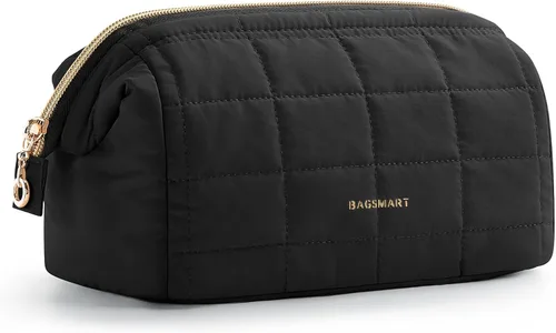 Miniatura 27 de Bagsmart - Estuche de Maquillaje para Viaje, Neceser de Artículos de Aseo Personal, Bolsa de maquillaje