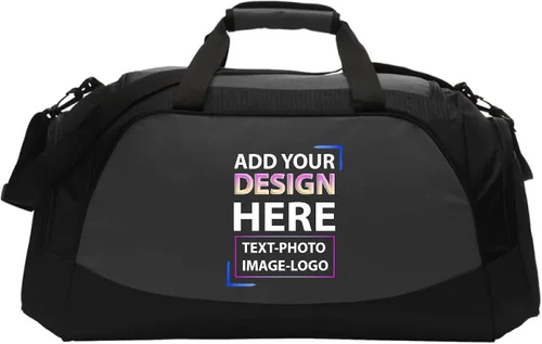 Artist Shot Bolsas de lona activas personalizadas para hombres y mujeres, añade tus propias imágenes y texto a tu bolsa de gimnasio, bolsa de viaje