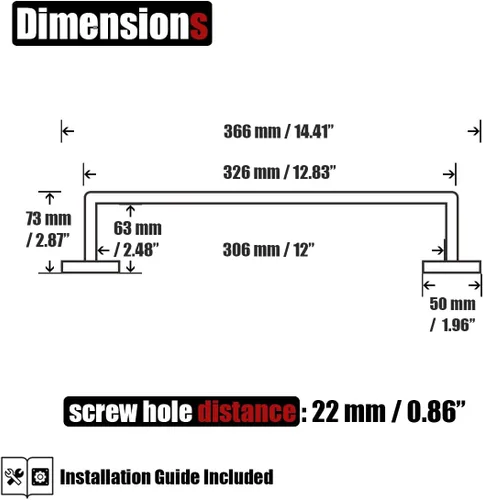 Miniatura 2 de JQK Barra de Toalla Dorada, Porta Toallas de 14.41 Pulgadas con Bordes Redondeados, Montaje en Pared de Acero Inoxidable 304 para Baño, Longitud
