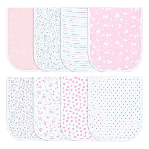 Miniatura 14 de Hakochia Paños para eructos para bebé, niño y niña, de algodón orgánico, grandes, unisex, extra absorbentes, suaves, neutros, trapos para eructos