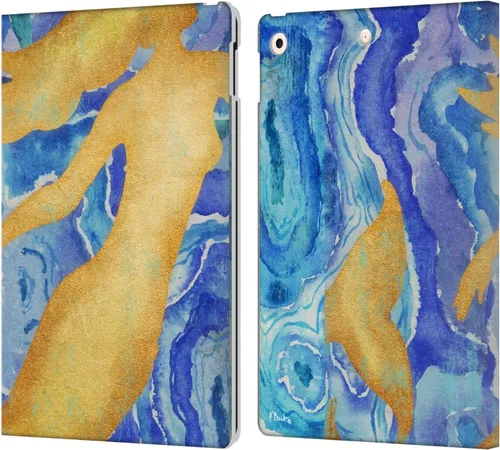 Head Case Designs Funda de piel con licencia oficial de Paul Brent Agate Mermaid Coastal Book Wallet compatible con Apple iPad 10.2 2019/2020/2021