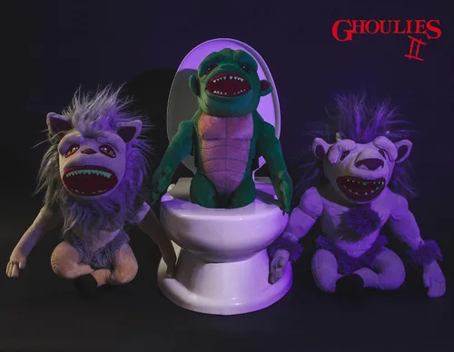 Miniatura 7 de Toynk Ghoulies II Película de Pez Ghoulie de 14 Pulgadas Peluche de Coleccionista Gran Animal de Peluche Suave para Abrazar