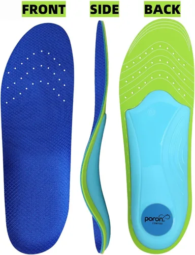 Miniatura 6 de Plantillas para pies para fascitis plantar, soporte para el arco, insertos ortopédicos, alivian los pies planos y el arco alto, Azul