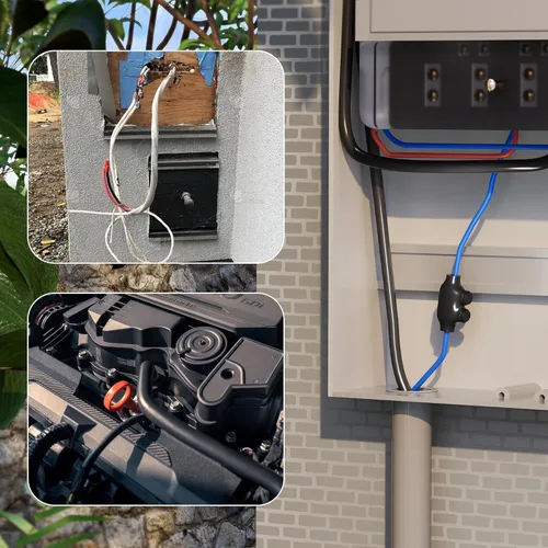 Miniatura 6 de RVBOATPAT Paquete de 5 Conectores de empalme en línea aislados 2-14 AWG Conectores de alambre de aluminio a cobre Conectores de cable aislados