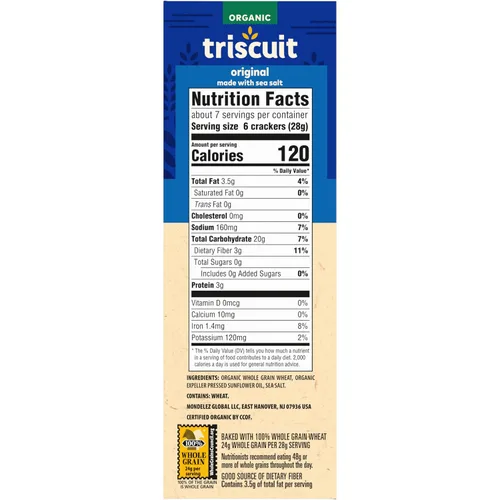 Miniatura 19 de Triscuit Galletas originales orgánicas) sin OMG, 7 onzas (paquete de 6)