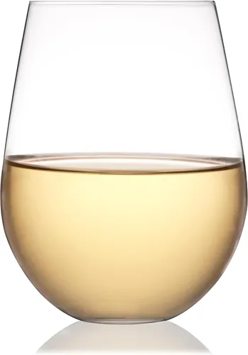 Miniatura 8 de True Juego de copas de vino sin tallo, copas modernas para vinos tintos y blancos, cócteles, bebidas, regalos de boda, inauguración de la casa