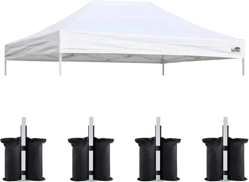 Miniatura 31 de Eurmax USA toldo desplegable de repuesto, cubierta superior para tienda de campaña, armado instantáneo, solo la cubierta superior, 4 bolsas