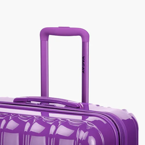 Miniatura 5 de Vacay Link Collection - Equipaje de viaje con ruedas giratorias expandibles, juego de 2 piezas (2028), Púrpura