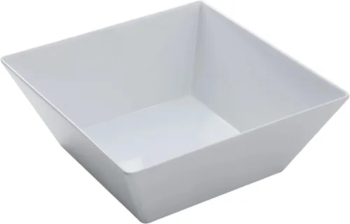 American Metalcraft MELSQ53 Endurance - Tazón cuadrado de melamina, 5 pulgadas, Blanco