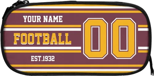 Miniatura 34 de Estuche de lápices personalizado Arizona con número de nombre, caja de lápices personalizada estilo fútbol, estuche de bolígrafo personalizado