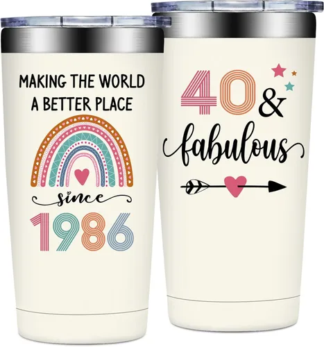 Miniatura 15 de Regalos de cumpleaños 21 para ella, decoraciones de cumpleaños 21 para mujeres, regalos de 21 años para mujeres, hija, niñas, vaso fabuloso 21 de 20