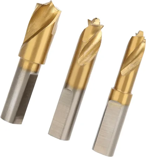 Miniatura 4 de Durable HSS CO Cobalt Spot Soldadura Broca Set, Fácil Separación de Paneles Soldados por Puntos, 3pcs Cortador Accesorios 1/4in 5/16in 3/8in