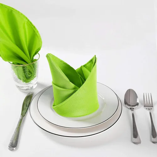 Miniatura 5 de Cupuamon Servilletas de Tela 20x20 pulgadas de Poliéster Lavables Servilletas de Cena Suaves Servilletas de Mesa para Bodas Fiestas Cenas Banquetes