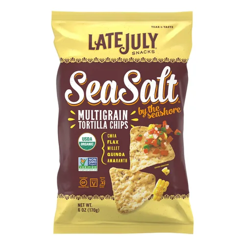 Miniatura 9 de LATE JULY Snacks - Chips de tortilla orgánica de mojo verde suave, 7.5 onzas (paquete de 12)