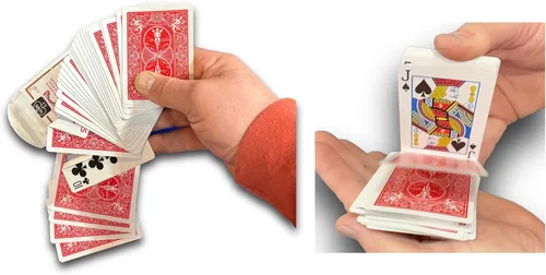 Miniatura 29 de Ilusiones de cartas para magos principiantes a profesionales: aparición, teletransporte, transformando milagros (Baraja Svengali azul)
