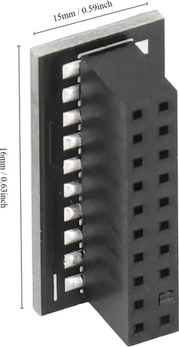Miniatura 2 de Módulo LPC 20Pin de la seguridad de TPM 2,0 para el cifrado de datos del sistema informático de la placa base
