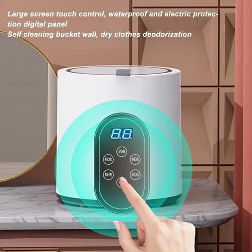 Miniatura 4 de Mini lavadora de 7 litros, lavadora de ropa interior completamente automática, lavadora portátil para apartamento, lavandería, camping, RV, viajes