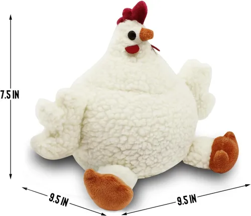Miniatura 3 de Lindo Tope Decorativo para Puerta para Hogar y Oficina, Topes de Puerta de Piso, Protectores de Pared Pesados de Tela con Peso de Animal, Pollo