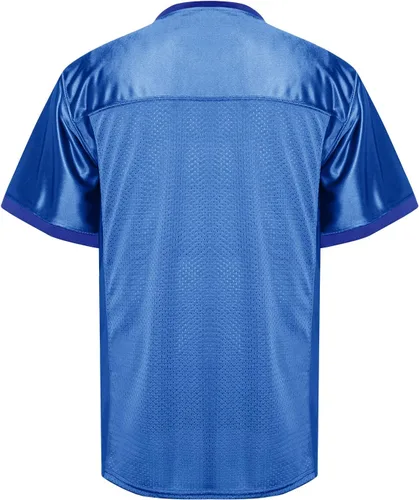 Miniatura 2 de MESOSPERO Camiseta de fútbol para hombre, camiseta de práctica de fútbol en blanco para entrenamiento atlético y ocio diario