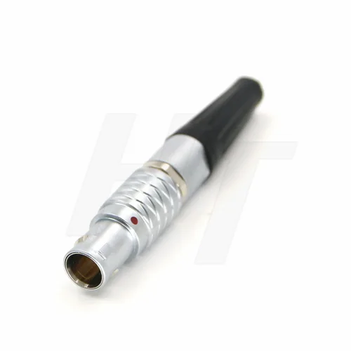 Miniatura 8 de HangTon 0B Huevo 7 Pin Hembra Enchufe Circular Push Pull Metal Conector Panel Montaje Receptáculo
