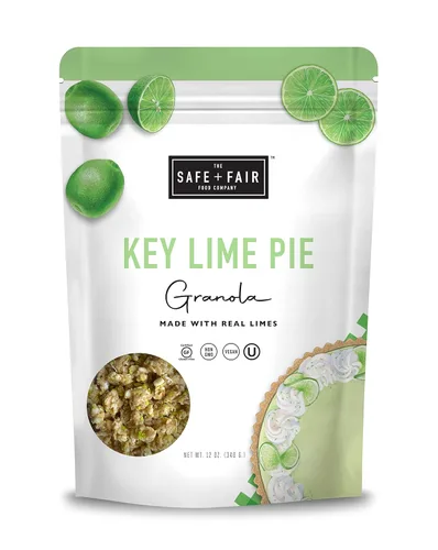 Miniatura 14 de Safe + Fair - Granola de Pastel de Cumpleaños, sin gluten, vegano y a base de plantas con chispitas naturales, 0g de grasas trans, sin OGM, kosher