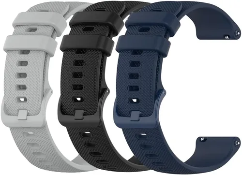 Miniatura 22 de Correas de silicona de 0.73 pulgadas compatibles con Fossil Gen 6/5E de 1.73 pulgadas, Gen 5 LTE/Carlyle/Garrett/Julianna Reloj inteligente