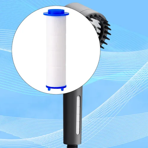 Miniatura 7 de 10 filtros de cabezal de ducha, 2.95 x 0.95 pulgadas de algodón PP para cabezal de ducha de repuesto de cartucho de repuesto