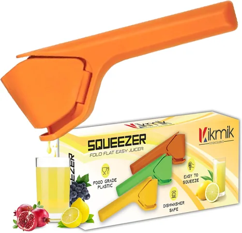 Exprimidor de limón - CitrusEase Exprimidor de mano plegable: jugo sin esfuerzo con diseño ergonómico que ahorra espacio, exprimidor manual de limón