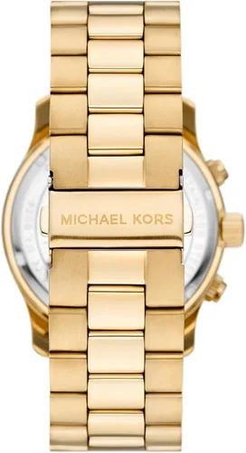 Miniatura 32 de Michael Kors Runway - Reloj cronógrafo de acero inoxidable para hombre con correa de acero o silicona