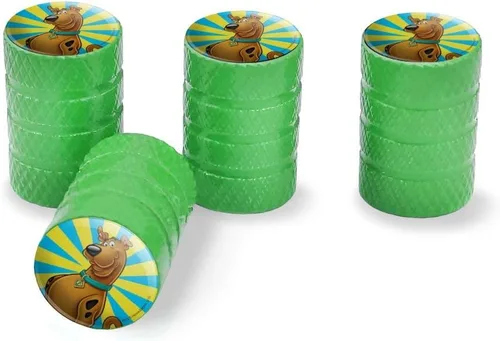 Miniatura 14 de GRAPHICS & MORE Scooby-Doo - Tapones de válvula de aluminio para llantas de neumático Púrpura