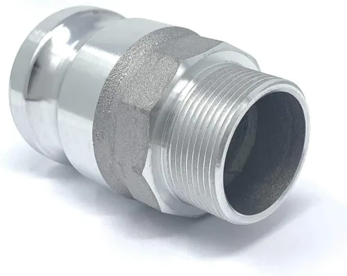 Miniatura 3 de Gloxco Reductor de leva y ranura de aluminio tipo F, adaptador Camlock macho de 2 pulgadas x 1-1/2 "NPT macho (CAM-2015-FR-AL)