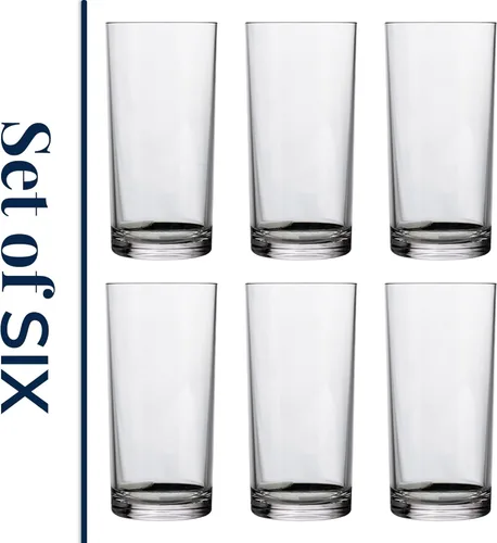 Miniatura 8 de Vasos US Acrylic Clásicos de Plástico Transparente Reutilizables (Juego de 6) Tazas de Té Helado de 24 oz Vasos sin BPA, Fabricados en EE. UU.