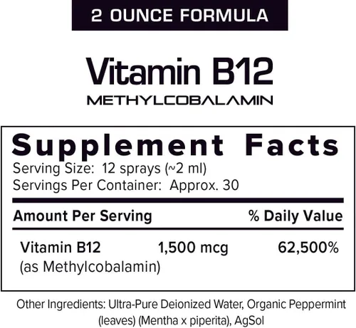 Miniatura 7 de Results RNA - Vitamina celular avanzada B12 metilcobalamina apoya la salud del corazón, buen estado de ánimo, energía y función cerebral. Disfruta