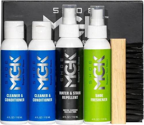 Miniatura 8 de Kit Completo MGK: Limpiador de Zapatos, Cuidado, Protección contra Agua y Manchas - Revitaliza, Protege y Refresca Tenis, Zapatos de Cuero y Zapatos
