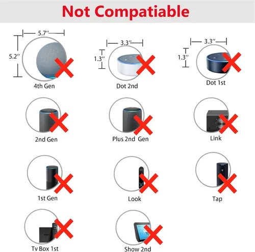 Miniatura 3 de Adaptador de corriente de 15 W para Echo Pop, Echo Spot, Echo Dot (3ª/4ª/5ª generación), Echo Dot con reloj (3ª/4ª/5ª generación), Echo Dot Kids