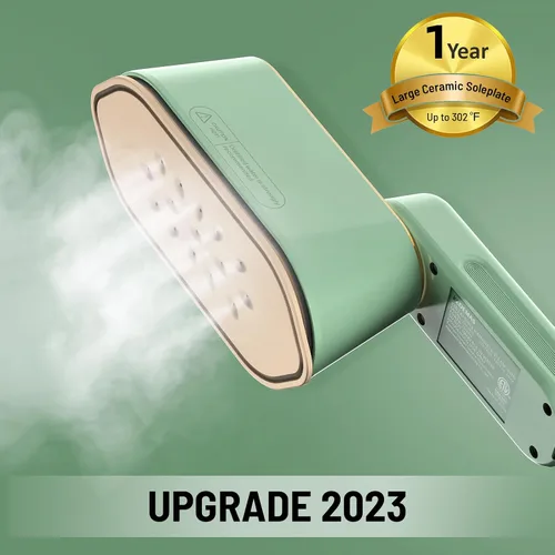 Miniatura 9 de Plancha para ropa, mini plancha portátil de viaje, 2 niveles de vapor/planchado en seco/plegable/vaporizadores de ropa de 1100 W (solo para 120 V)
