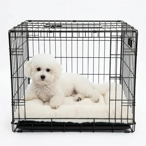 Miniatura 20 de Cama para Jaula de Perro Camas Lavables para Perros XX-Pequeños Franela Gruesa Deluxe Esponjosa Cómoda Almohadilla para Perrera Antideslizante