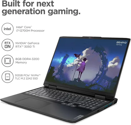 Miniatura 3 de Lenovo IdeaPad Gaming 3i - 2022 - Laptop para juegos diarios - Gráficos NVIDIA GeForce RTX 3050Ti - Pantalla FHD de 15.6 pulgadas - Memoria de 8 GB
