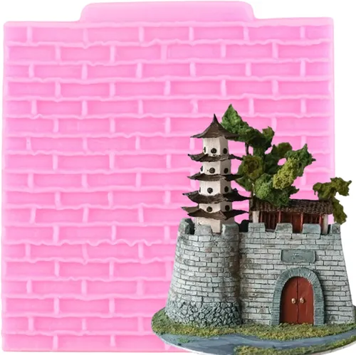 Miniatura 10 de Moldes de silicona para corteza de árbol de grano de madera, textura de corteza de árbol, molde de fondant para decoración de tartas, decoración