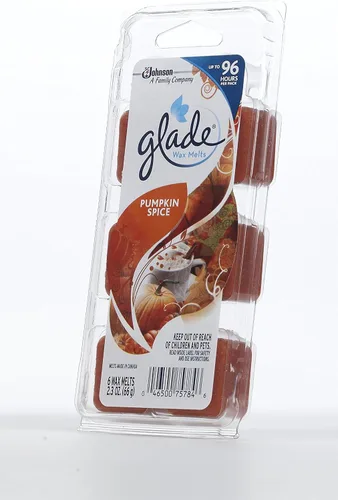 Miniatura 2 de Glade Wax Melts - Recambio de especias de calabaza, 2.3 onzas (paquete de 8)