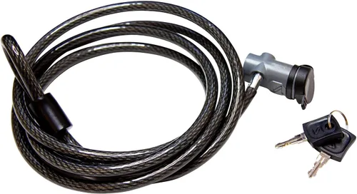 Saris Cable de bloqueo de bicicleta, 8 pies, negro
