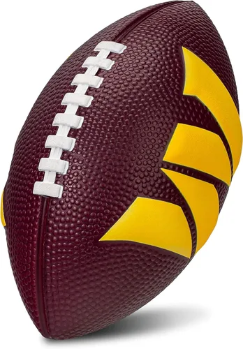 Miniatura 19 de Franklin Sports NFL - Fútbol americano de espuma para niños, pelota suave de tamaño junior de 8.5 pulgadas con logotipos 3D, perfecta para el día